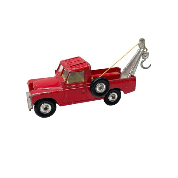 Vintage Corgi Toys Land Rover 109 WB Recovery Truck Original Red Diecast - Picture 1 of 13